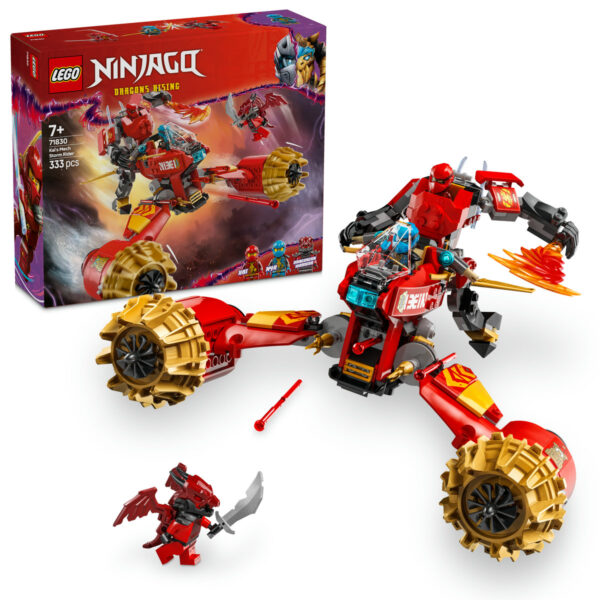 LEGO Ninjago - Vehiculul-robot zburator al lui Kai 71830, 333 piese