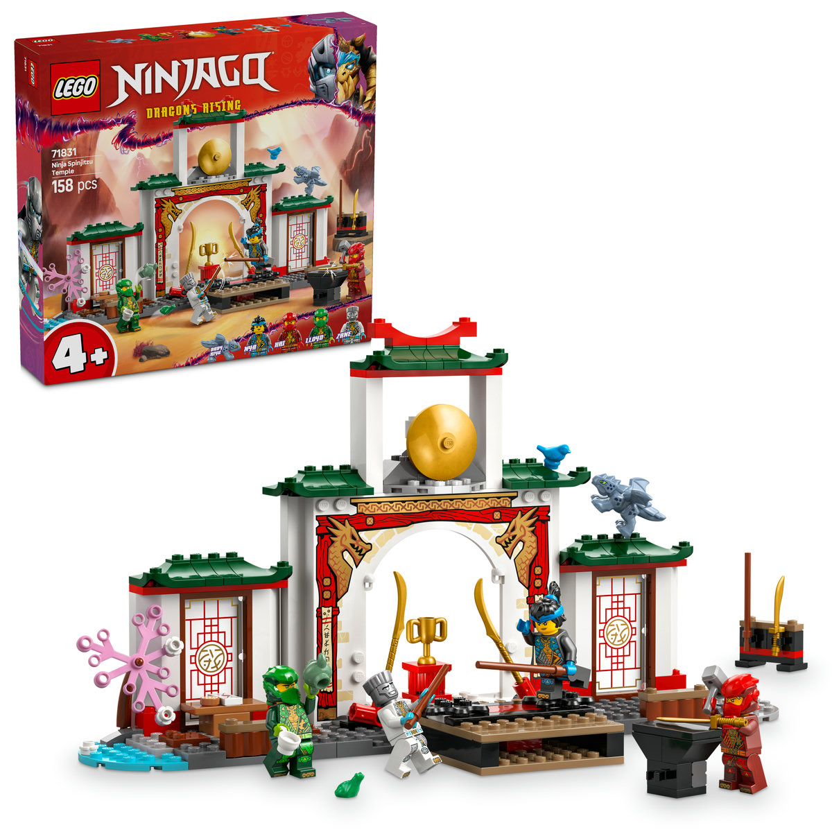 LEGO Ninjago - Templul Spinjitzu al luptatorilor ninja 71831, 158