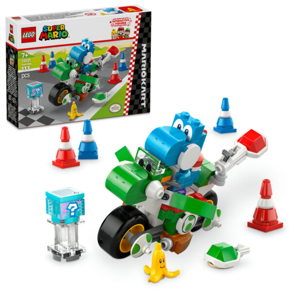 LEGO Super Mario - Mario Kart™ – Yoshi Bike 72031, 133 piese