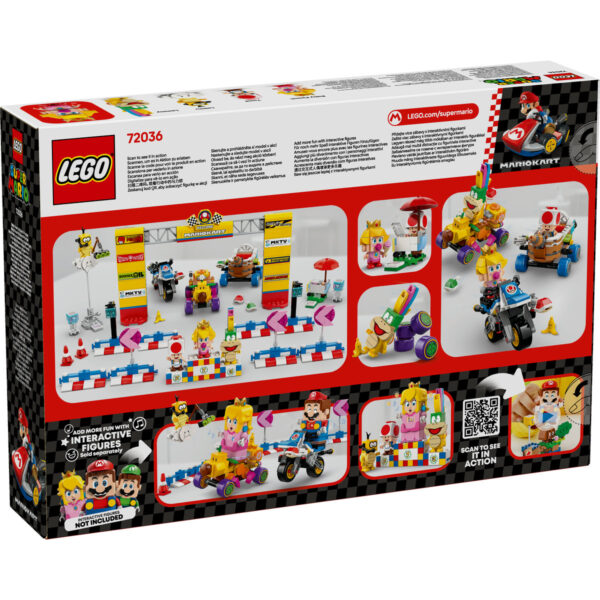 LEGO Super Mario - Mario Kart™ – Set Baby Peach si Grand Prix 72036, 823 piese