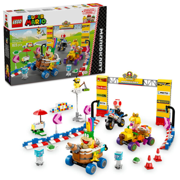 LEGO Super Mario - Mario Kart™ – Set Baby Peach si Grand Prix 72036, 823 piese