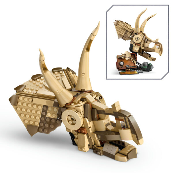 76969-lego-jurassic-world-4 LEGO Jurassic World - Fosile de dinozaur: craniu de Triceratops 76969, 468 piese