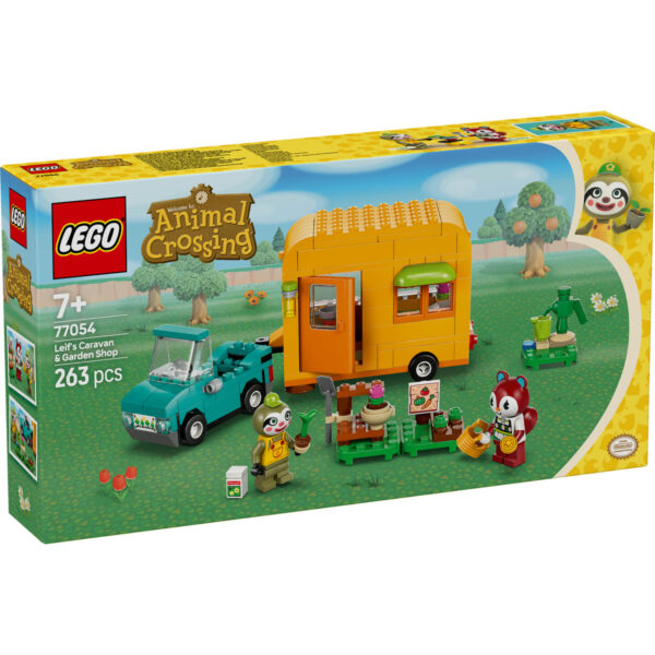 77054-lego-animal-crossing-3 LEGO Animal Crossing - Caravana si magazinul de gradinarit al lui Leif 77054, 263 piese