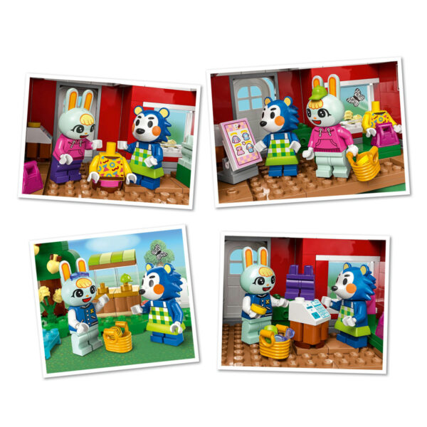 77055-lego-animal-crossing-1 LEGO Animal Crossing - Magazinul de haine detinut de Able Sisters 77055, 322 piese