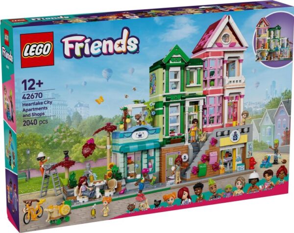 Lego Friends 42670 - Apartamente si magazine în orasul Heartlake