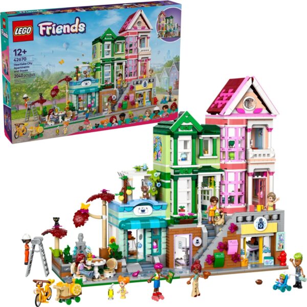 Lego Friends 42670 - Apartamente si magazine în orasul Heartlake