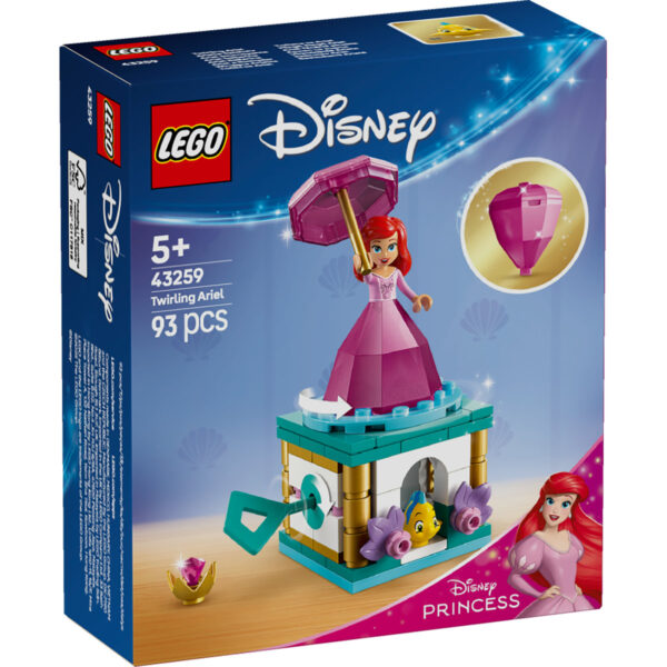 LEGO Disney - Ariel facând piruete 43259, 93 piese