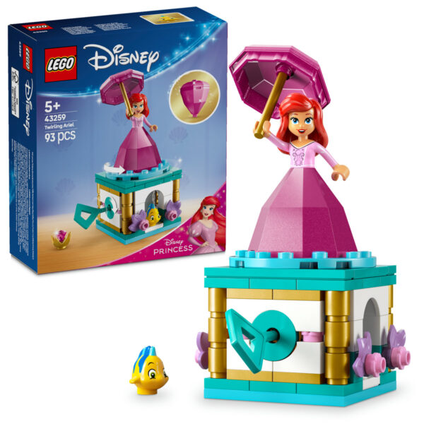 LEGO Disney - Ariel facând piruete 43259, 93 piese