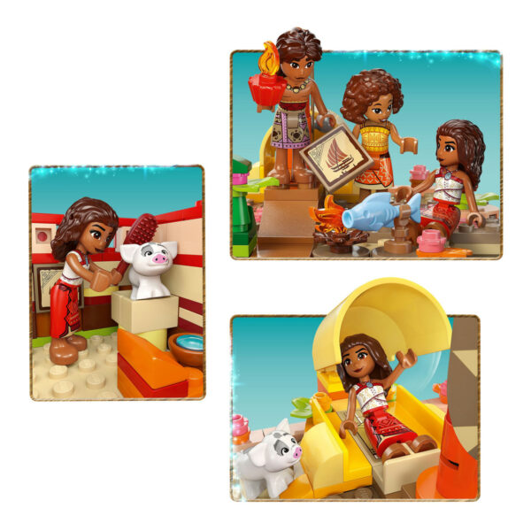 LEGO Disney - Canoea de aventura a Moanei 43270, 529 piese