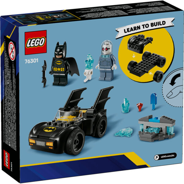 LEGO DC Super Heroes - Batman™ si Batmobile™ vs. Mr. Freeze™ 76301, 63 piese