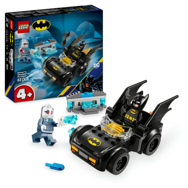 LEGO DC Super Heroes - Batman™ si Batmobile™ vs. Mr. Freeze™ 76301, 63 piese