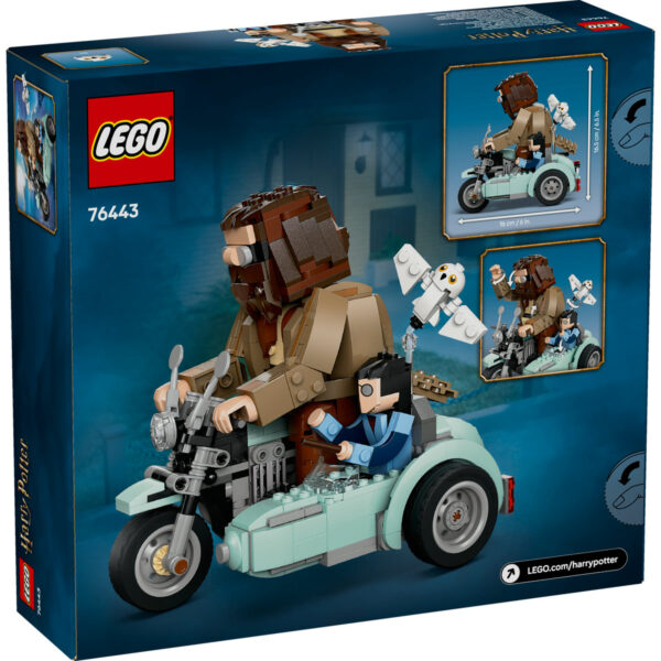 LEGO Harry Potter - Hagrid™ si Harry pe motocicleta 76443, 617 piese