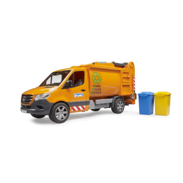 Bruder Sprinter de gunoi municipal Mercedes Benz si 2 pubele - BR02682