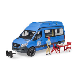 Bruder Sprinter Camping Mercedes Benz cu sofer si accesorii - BR02684