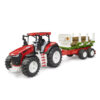 Bruder Tractor Roadmax cu remorca forestiera si 3 busteni - BR03453