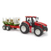 Bruder Tractor Roadmax cu remorca forestiera si 3 busteni - BR03453