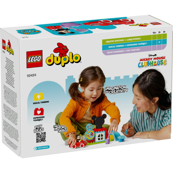 LEGO DUPLO - Clubul si masina lui Mickey Mouse 10454, 27 piese