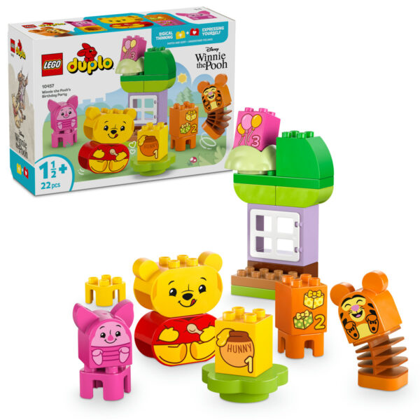 LEGO DUPLO - Petrecerea de ziua de nastere a lui Winnie de Plus 10457, 22 piese