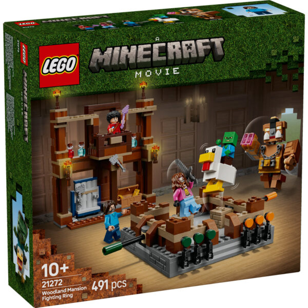 21272-lego-minecraft-1 LEGO Minecraft - Ring de lupta la conacul din padure 21272, 491 piese