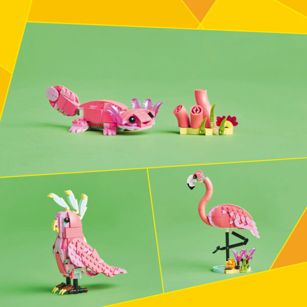 LEGO Creator - Animale salbatice: Flamingo roz 31170, 288 piese