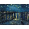 Ravensburger - Puzzle Vincent Van Gogh noapte instelata 1000 piese design nou - RVSPA00064