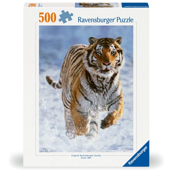 Ravensburger - Puzzle tigru in zapada 500 piese design nou - RVSPA00148