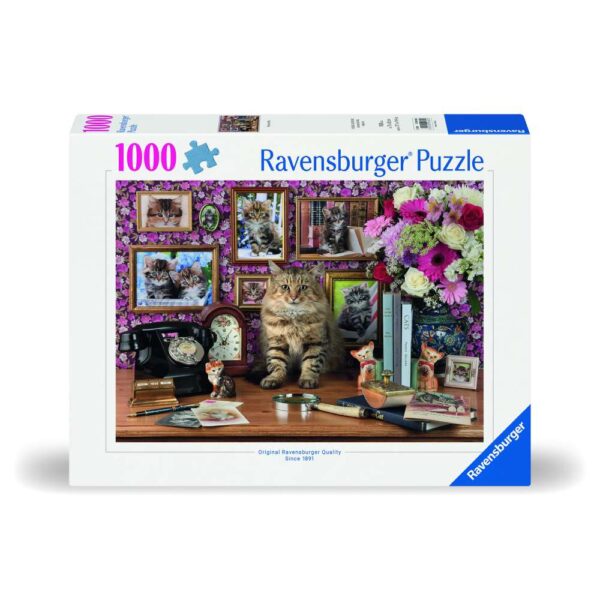 Ravensburger - Puzzle pisicuta draguta 1000 piese design nou - RVSPA00482