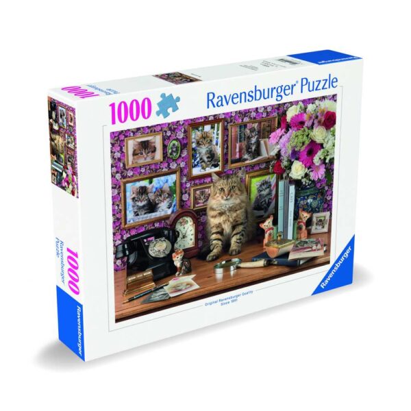 Ravensburger - Puzzle pisicuta draguta 1000 piese design nou - RVSPA00482