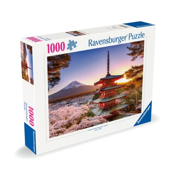 Ravensburger - Puzzle Fuji ciresi infloriti 1000 piese design nou - RVSPA00582