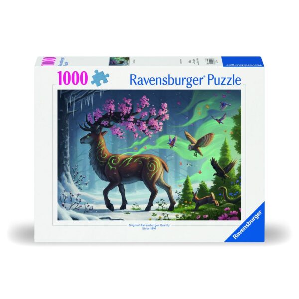 Ravensburger - Puzzle cerb in padure 1000 piese design nou - RVSPA00616