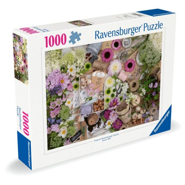 Ravensburger - Puzzle pentru iubitorii de flori 1000 piese design nou - RVSPA00620