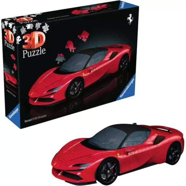 4005556115761_3 Ravensburger - Puzzle 3D Ferrari SF 90 108 piese - RVS3D11576