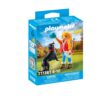 Playmobil - Figurina femeie cu animalut de colectie caine de Munte - PM71738