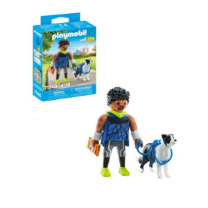 Playmobil - Figurina alergator cu animalut de colectie caine Border Collie - PM71740