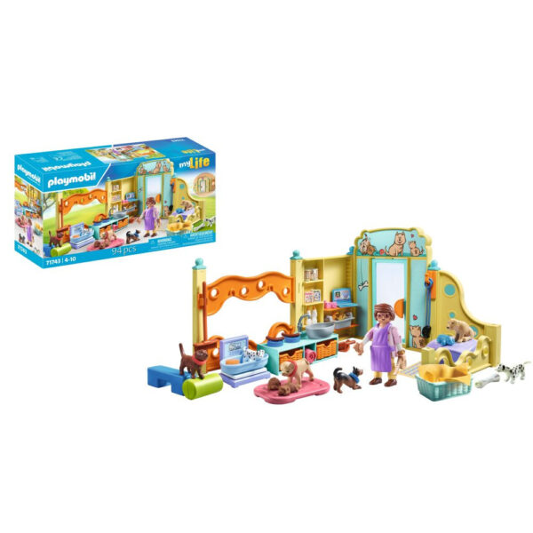 Playmobil - Centru de ingrijire pentru catelusi - PM71743