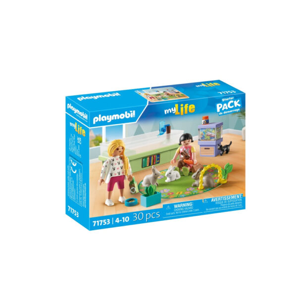 Playmobil - Set starter Familie de iepurasi - PM71753
