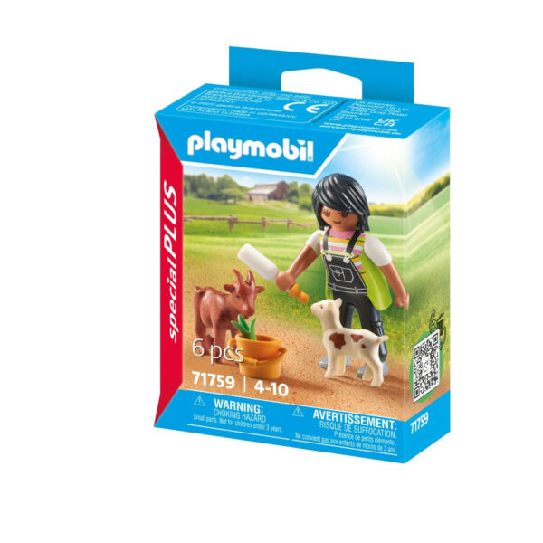 Playmobil - Figurina femeie cu capre - PM71759