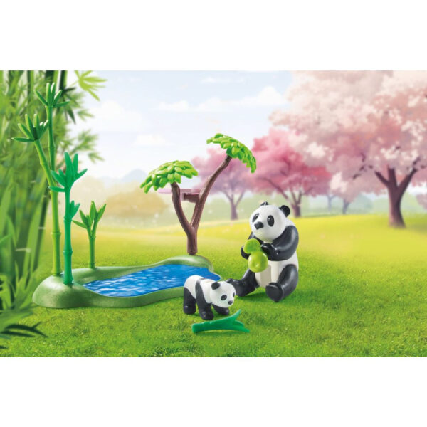 Playmobil - Promo Pack Gradina asiatica cu urs panda - PM71762