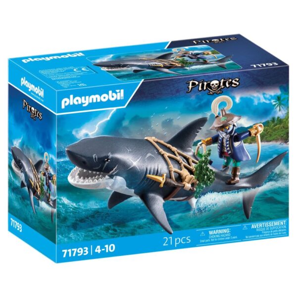 Playmobil - Rechin urias cu pirat Playmobil - PM71793