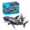 Playmobil - Rechin urias cu pirat Playmobil - PM71793