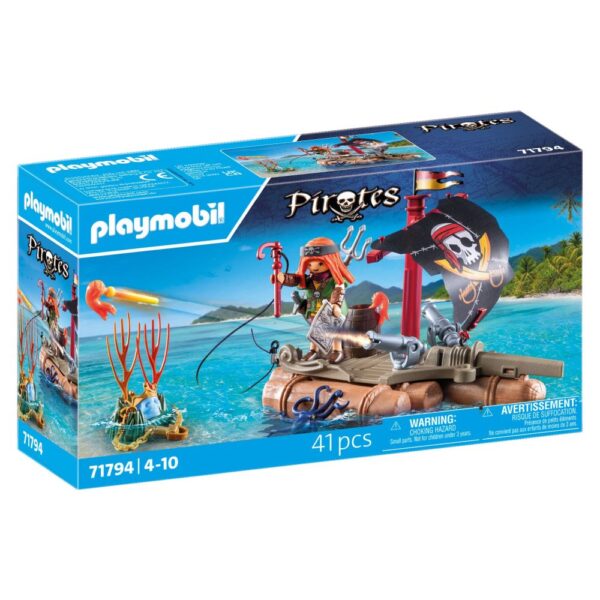 Playmobil - Pluta piratilor cu comoara Playmobil - PM71794