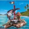 Playmobil - Pluta piratilor cu comoara Playmobil - PM71794