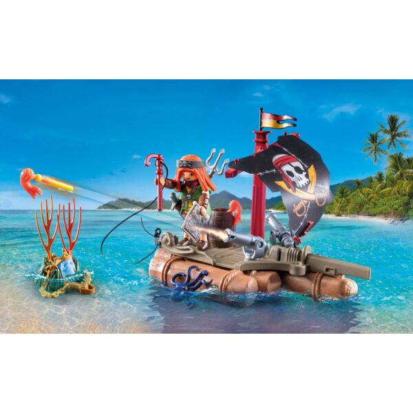 Playmobil - Pluta piratilor cu comoara Playmobil - PM71794
