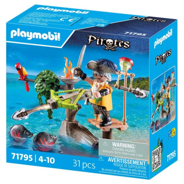 Playmobil - Pirat Playmobil cu balista - PM71795