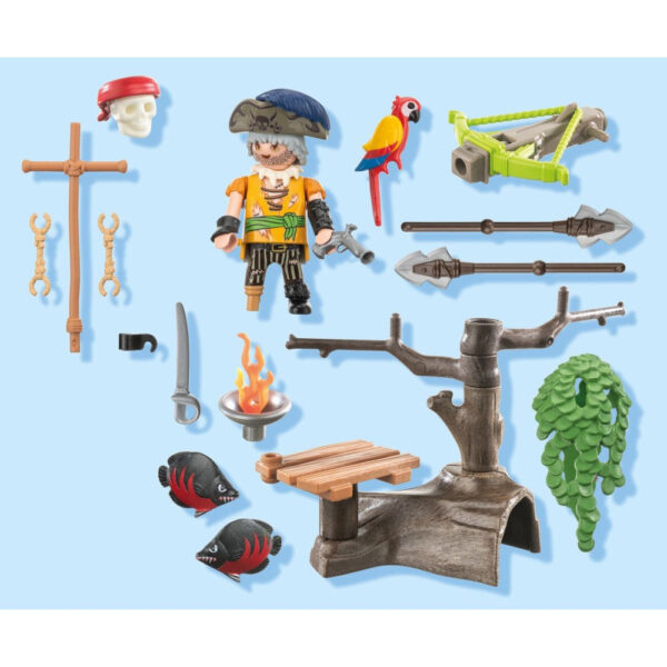 Playmobil - Pirat Playmobil cu balista - PM71795