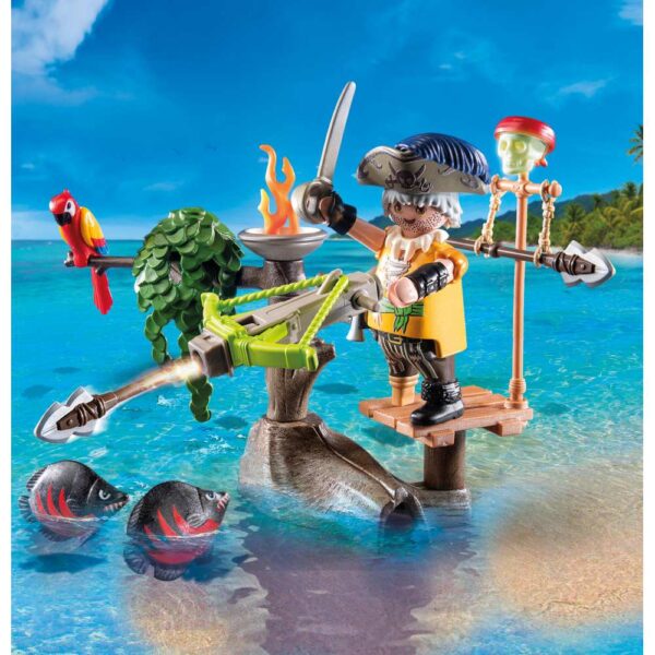 Playmobil - Pirat Playmobil cu balista - PM71795
