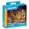 Playmobil - Set 2 figurine Vanator de comori si mumie - PM71796