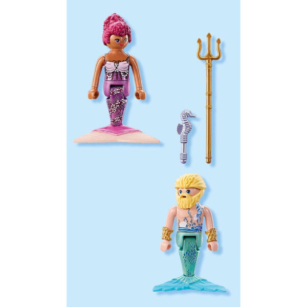 Playmobil - Set 2 figurine Sirena si Triton - PM71799