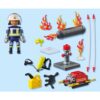 Playmobil - Pompier Playmobil cu pompa de apa - PM71826