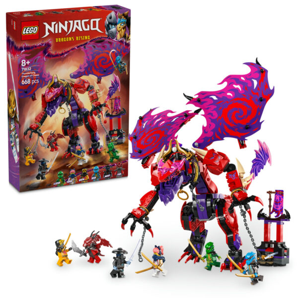 LEGO Ninjago - Dragonul haosului Thunderfang 71832, 668 piese